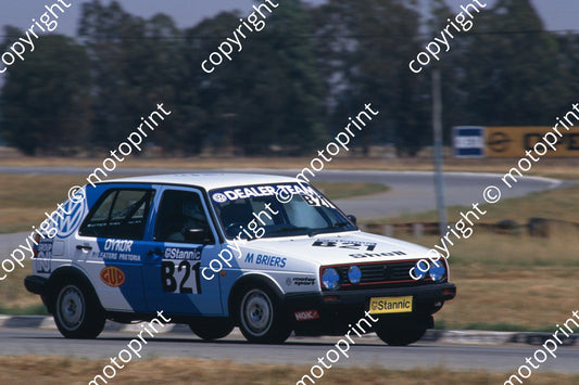 1990 Welkom Feb Stannic B21 Marthinus Briers VW Golf (courtesy Roger Swan) (102)