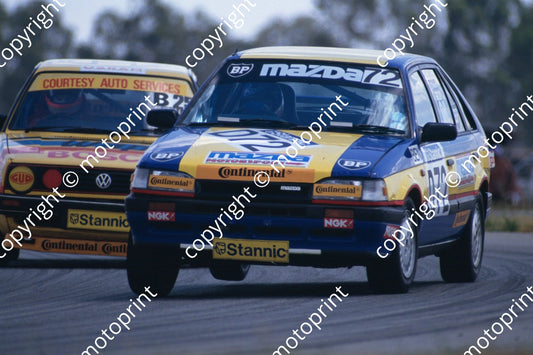 1990 Welkom Feb Stannic B25 Brian Heger Golf 16V D72 Ben Morgenrood Mazda EGi (courtesy Roger Swan) (52)