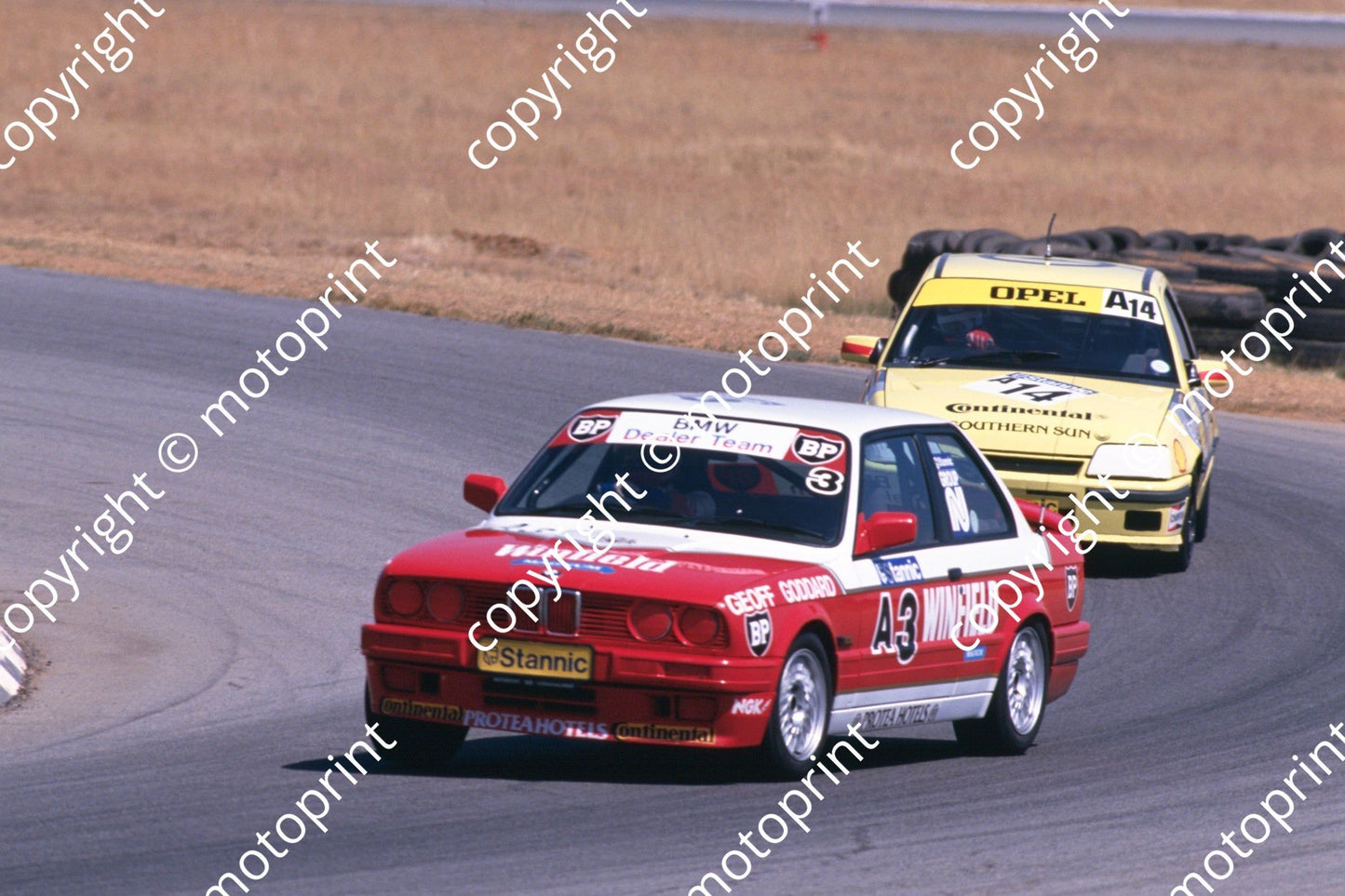 1990 Welkom Stannic A14 Leon Mare Opel 16V A3 Geoff Goddard BMW 325i(courtesy Roger Swan) (169)