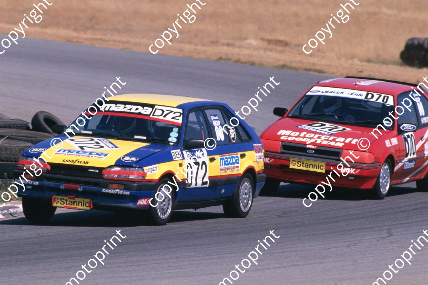 1990 Welkom Stannic D72 Ben Morgenrood Mazda EGi; D70 Neil brink Laser (courtesy Roger Swan) (122)