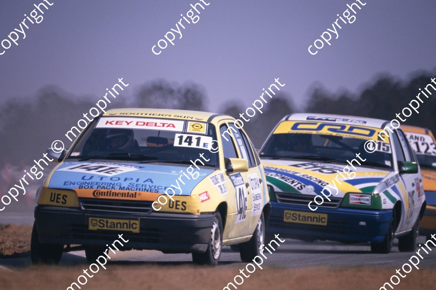 1990 Welkom Stannic E141 Rodney Timm jnr Opel Kadett Cub E115...  (courtesy Roger Swan) (198)
