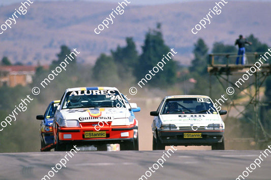 1990 Zwartkops Stannic D88 Adrian Diamond Laser B24 Phillip Lemmer Opel GSi (courtesy Roger Swan) (50)