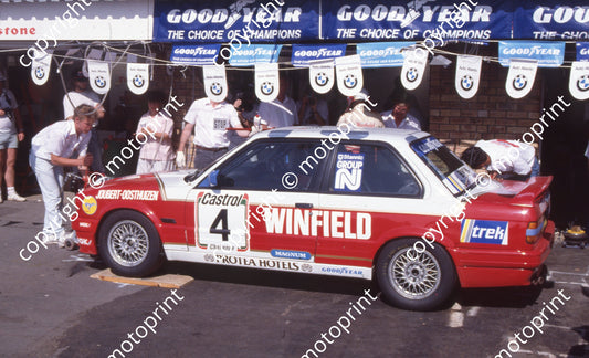 1991 Castrol 7 Hr 4 Deon Joubert, Hannes Oosthuizen BMW(Colin Watling Photographic) (2)