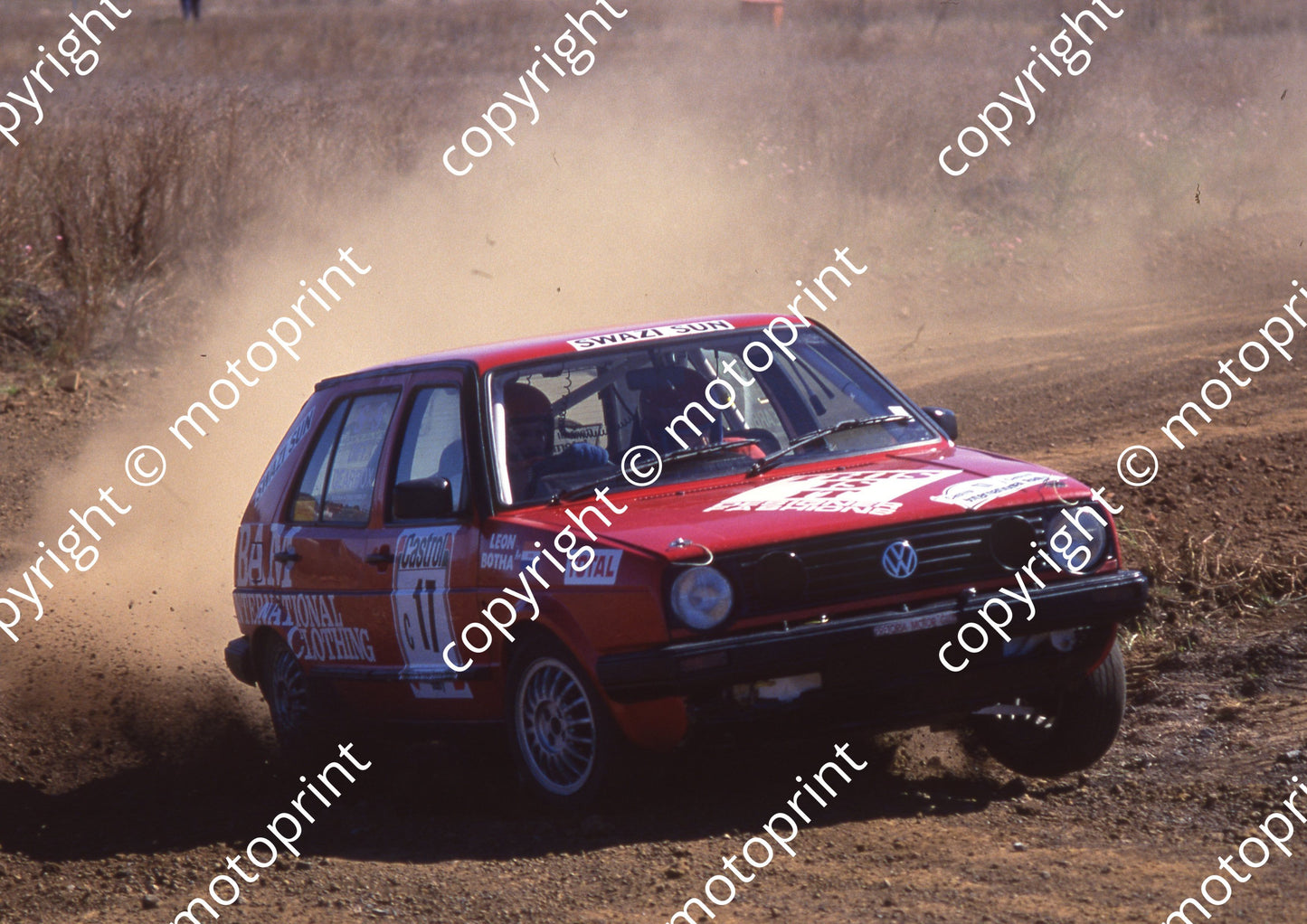 1991 Castrol Intnl 17 L Botha, F Jordaan Golf 8v (Watling Photo)