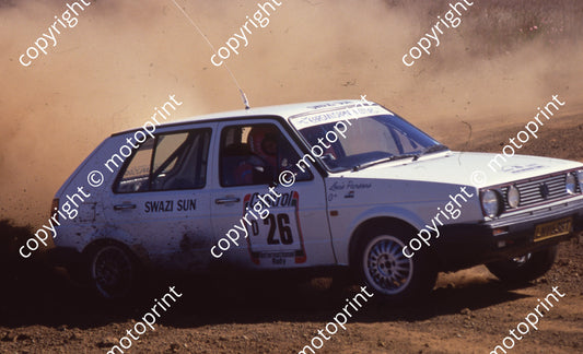 1991 Castrol Intnl Rally 26 Louis Parsons, Robert Currie Golf CSL (Colin Watling Photographic) (20)