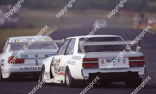 1991 EL Wesbank 16 Tony Viana BMW 535i 19 JOhan Coetzee Skyline (Colin Watling Photographic) (2)