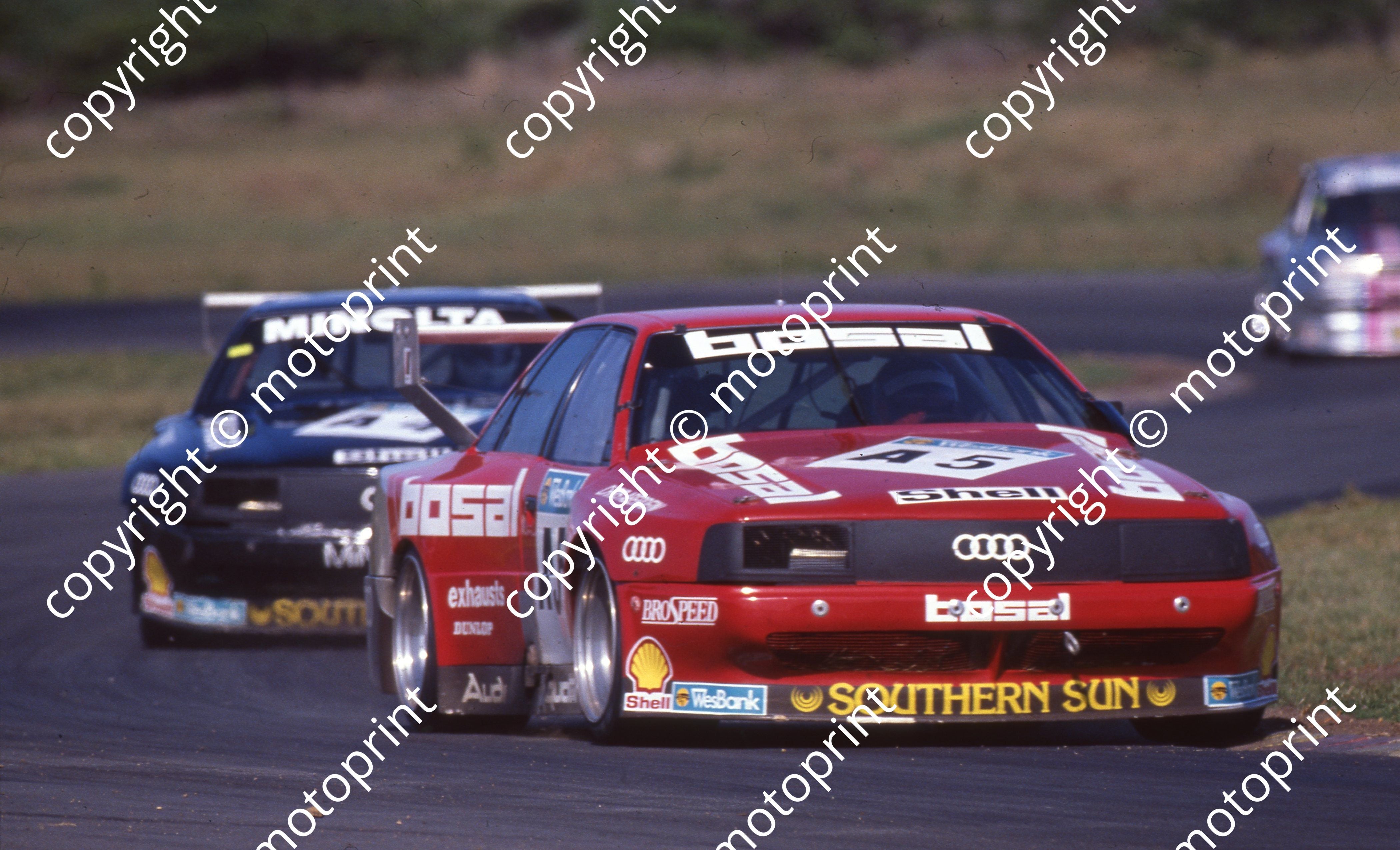 Terry Moss Racing 1991 EL Wesbank 5 Chris Aberdein 4 Terry Moss Audi Turbos (Colin Watli ...