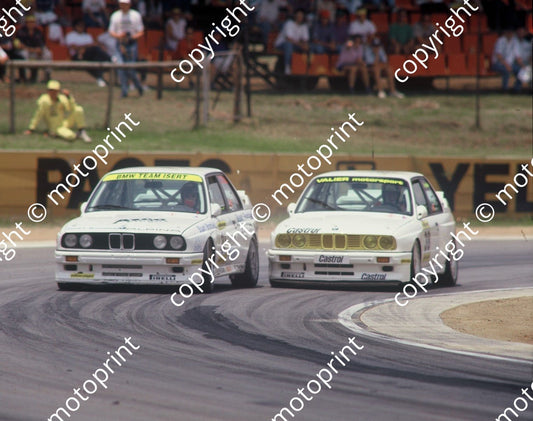 1991 Kya DTM 31  left Andy Bovensiepen BMW Isert; 38 right Alexander Burgstaller Valier Motorsport  (courtesy Roger Swan) (4)