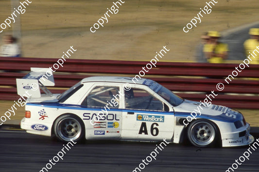 1991 Kya July Wesbank A6 Sarel van der Merwe Ford Sapphire (courtesy Roger Swan) (3)