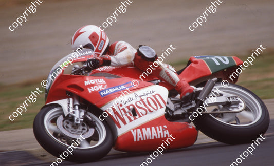 1991 Kya Nashua 250 GP 10 Gavin Ramsay Yamaha (Colin Watling Photo) (2)