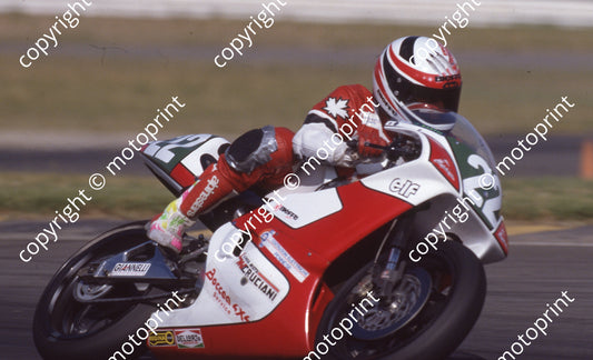 1991 Kya Nashua 250 GP 22 Stefano Penesse Yamaha (Watling Photo)