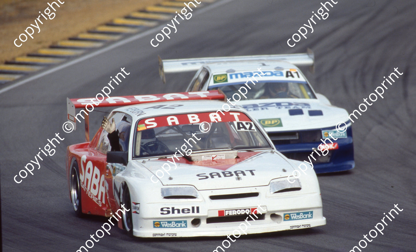 1991 Kya Wesbank 2 Willie Hepburn Rekord  1 Ben Morgenrood Mazda 323SL (Watling Photo)