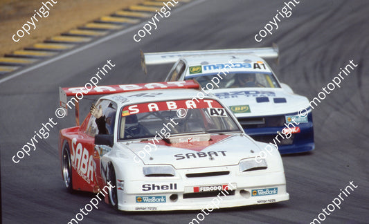 1991 Kya Wesbank 2 Willie Hepburn Rekord  1 Ben Morgenrood Mazda 323SL (Watling Photo)