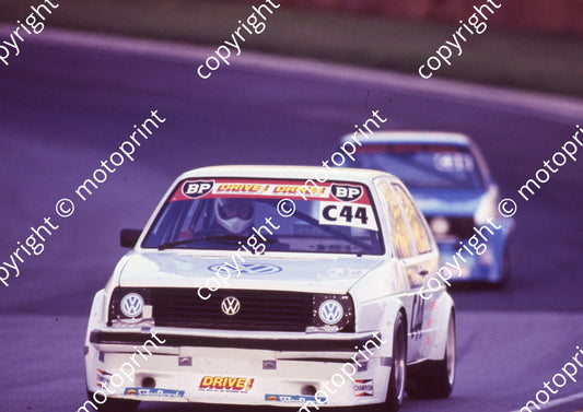 1991 Kya Wesbank 44 Geoff Dalglish Golf GTi NOTE SCHEME (Colin Watling Photographic) 251