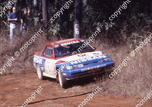 1991 NGK 2  Nic de Waal, Guy Hodgson Sentra confirm  (courtesy R Swan) (23)