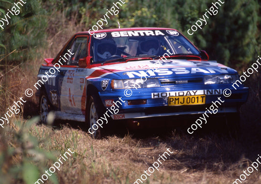 1991 NGK 4 Hannes Grobler, Piet Swanepoel Sentra  (courtesy R Swan) (12)