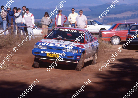 1991 NGK 4 Hannes Grobler, Piet Swanepoel Sentra  (courtesy R Swan) (13)