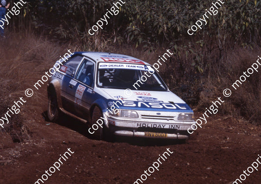 1991 NGK 5 Sarel vd Merwe, Franz Boshoff Ford   (courtesy R Swan) (43)