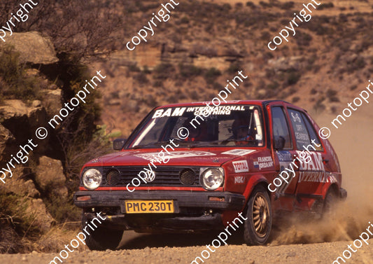 1991 Stannic Mtn 11  Leon Botha, Francois Jordaan Golf NOTE DAMAGE LEFT (courtesy R Swan) (59)
