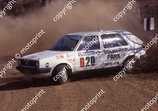 1991 Stannic Mtn 20 Tony Ball, Tony Babb VW Golf (courtesy Roger Swan) (7)