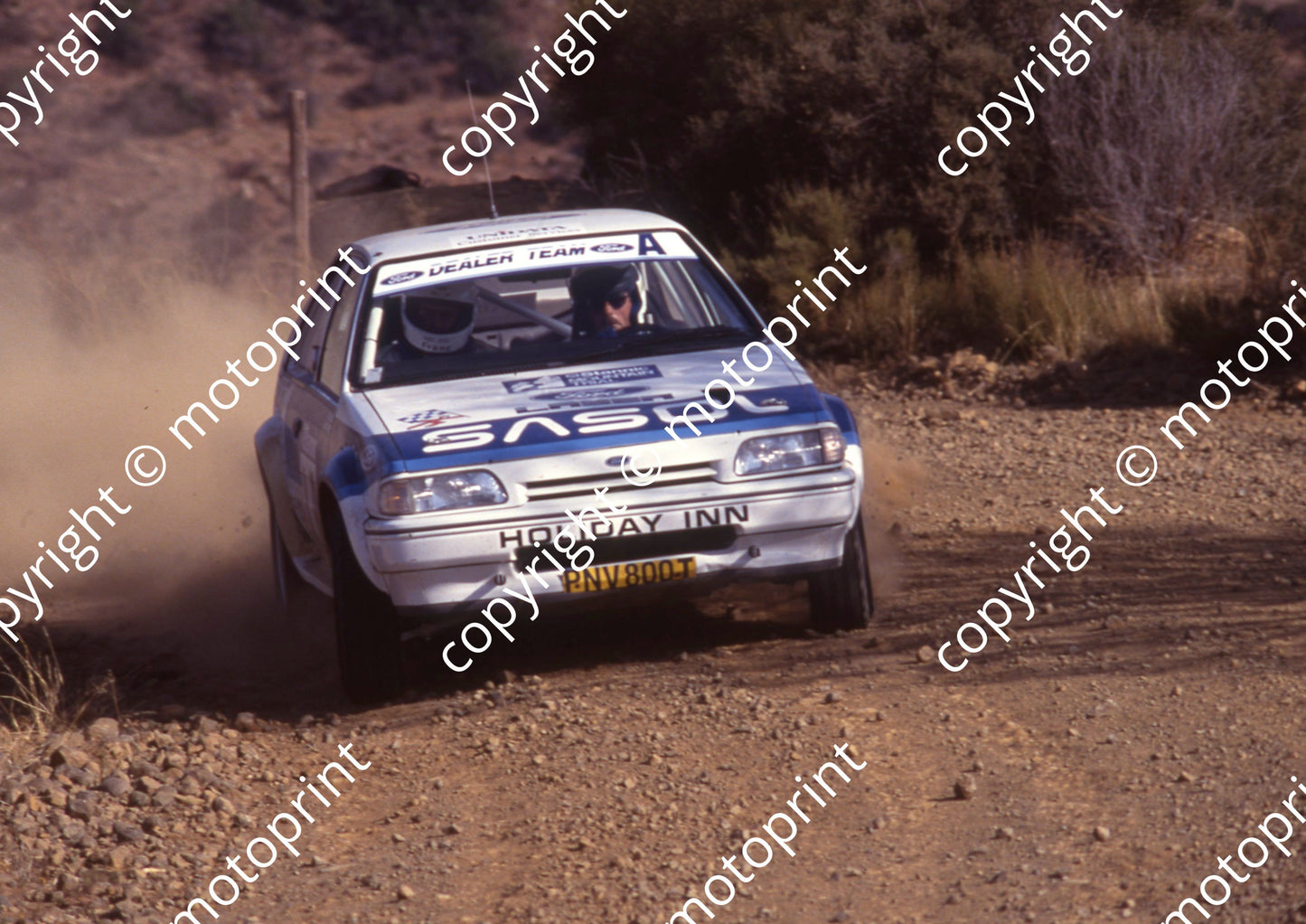 1991 Stannic Mtn 2 Sarel van der Merwe, Franz Boshoff Ford Laser  (courtesy Roger Swan) (113)