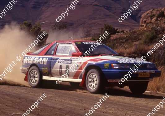 1991 Stannic Mtn 4 Hannes Grobler, Piet Swanepoel Nissan (courtesy Roger Swan) (16)