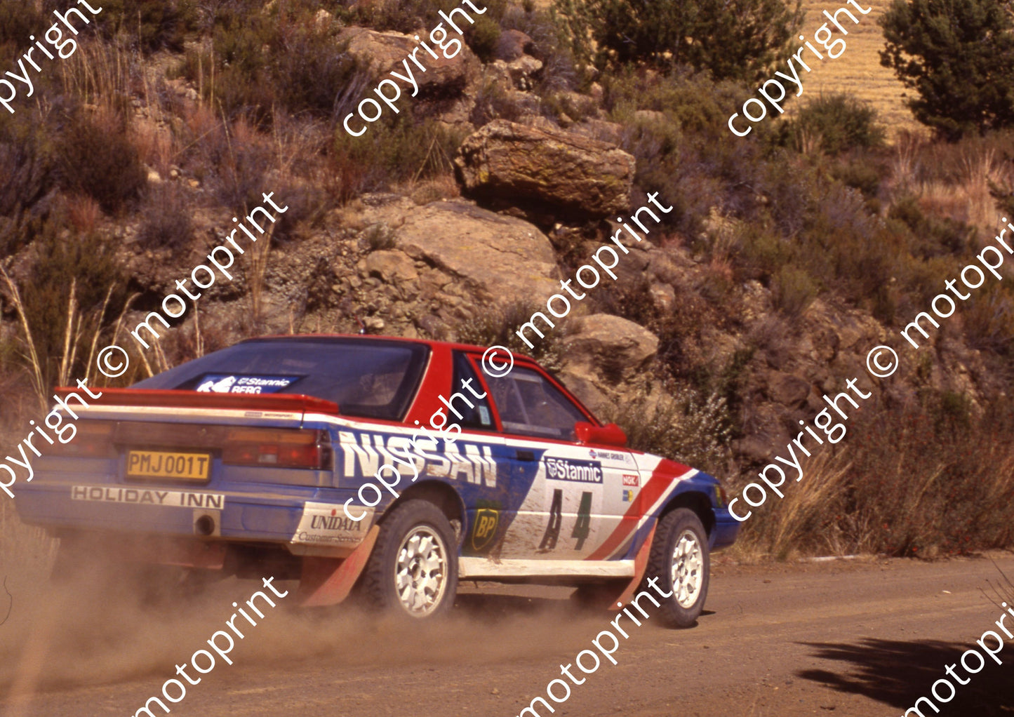 1991 Stannic Mtn 4 Hannes Grobler, Piet Swanepoel Nissan (courtesy Roger Swan) (17)