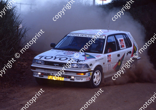1991 Total 11 Ben, Isebel vd Westhuizen Toyota (Courtesy R Swan) (11)
