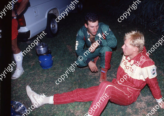 1991 Total 14 Paolo Piazza-Musso, Enzo Kuun tea time (Courtesy R Swan) (16)