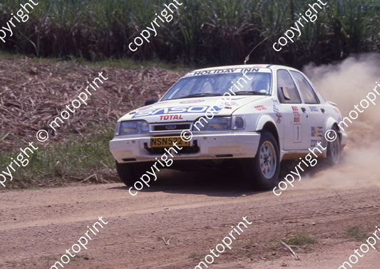1991 Total 1 Sarel vd Merwe, Franz Boshoff Ford (Courtesy R Swan) (30)