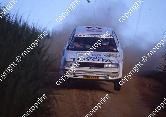 1991 Total 2 Serge Damseaux, Vito Bonafede Toyota (Courtesy R Swan) (2)