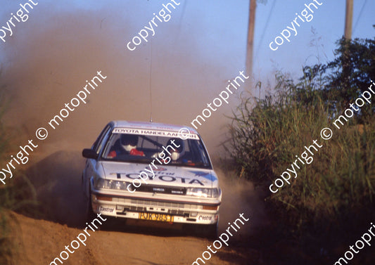 1991 Total 9 Enzo Kuun, Johan Sieling Toyota (Courtesy R Swan) (27)