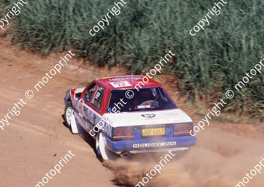 1991 Tour de Total 12 Nuno da CUnha, Paul Rouillard Sentra (Colin Watling Photographic) (25)