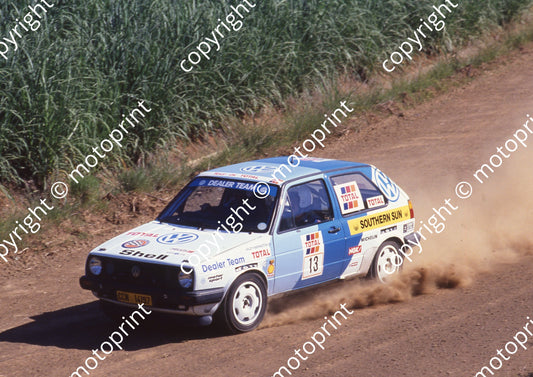 1991 Tour de Total 13 Kassie Coetzee, Wiley Harrington Golf (Colin Watling Photographic) (11)