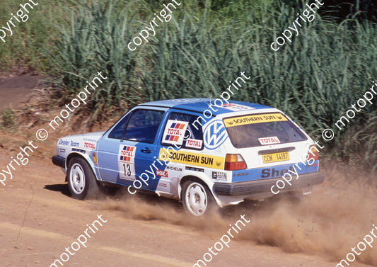 1991 Tour de Total 13 Kassie Coetzee, Wylie Harrington Golf (Colin Watling Photographic) (4)