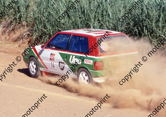 1991 Tour de Total 14 Paolo Piazza-Musso Uno Turbo (Colin Watling Photographic)  (2)