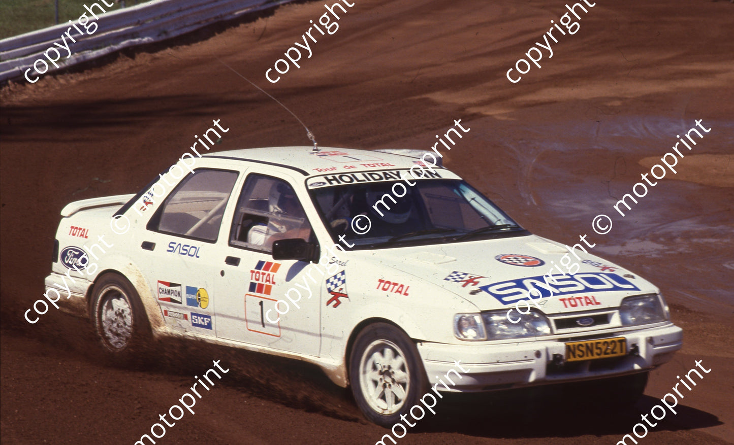 1991 Tour de Total 1 Sarel vd Merwe, Franz Boshoff Ford (Watling Photo)  (2)