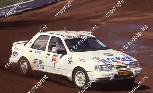 1991 Tour de Total 1 Sarel vd Merwe, Franz Boshoff Ford (Watling Photo)  (2)
