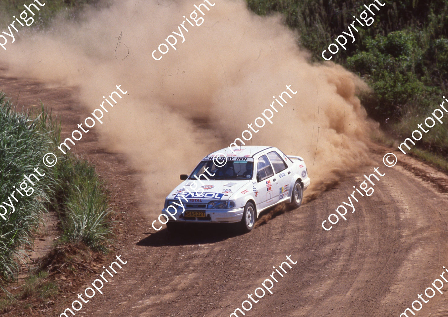 1991 Tour de Total 1 Sarel vd Merwe, Franz Boshoff Ford (Watling Photo)  (3)