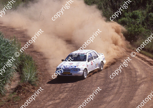 1991 Tour de Total 1 Sarel vd Merwe, Franz Boshoff Ford (Watling Photo)  (3)