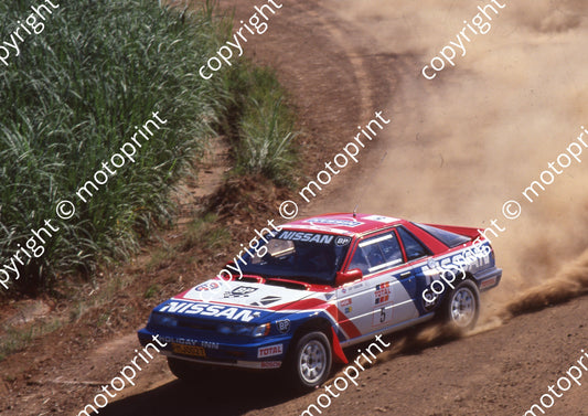1991 Tour de Total 5 Nic de Waal, Guy Hodgson Sentra (Colin Watling Photographic)
