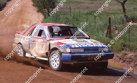 1991 Toyota Dealer Rally 3 Nic de Waal, GUy Hodgson Sentra 4x4 2nd (Colin Watling Photo)   (3)