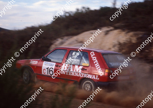 1991 VW Intnl 16 Leon Botha, Francois Jordaan Golf (courtesy R Swan) (20)