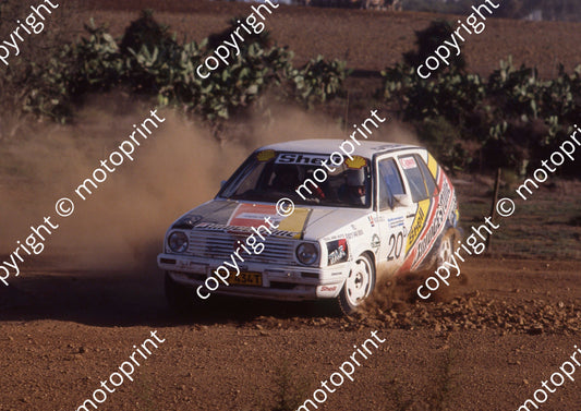 1991 VW Intnl 20 Terry Brand, Geoff Tyrer Golf (courtesy R Swan) (16)