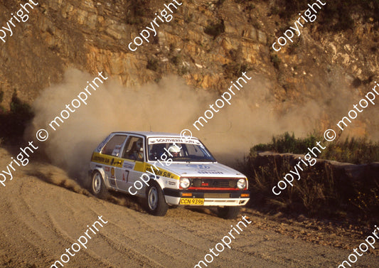 1991 VW Intnl 7  Johan Evertse, Steve Harding Golf check year (courtesy R Swan) (43)