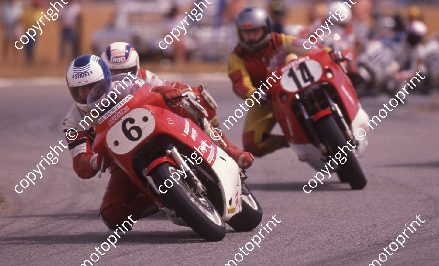 1991 Welkom MC 6 Mike Mare Suzuki GSX 18 George Portman Yamaha FZ (Watling Photo)