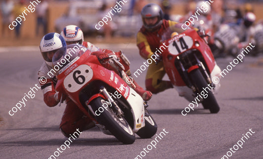 1991 Welkom MC 6 Mike Mare Suzuki GSX 18 George Portman Yamaha FZ (Watling Photo)