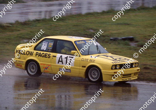 1991 Zkops Mar Stannic A17 Clive Rice BMW 325iS scanned A4 20x30 cm (courtesy Roger Swan) (1)