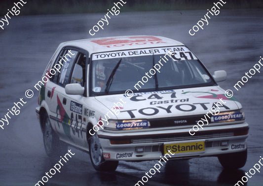 1991 Zkops Mar Stannic C47 Mike White Toyota RSi scanned A4 20x30 cm (courtesy Roger Swan) (1)