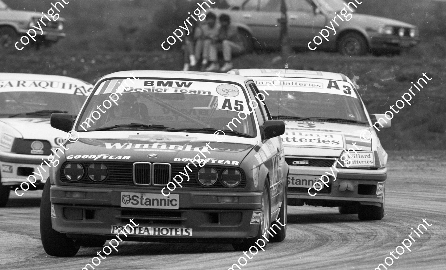 1992 Aldo Stannic 5 Tony Viana BMW325iS 3 Grant McCleery Opel (Watling photo)